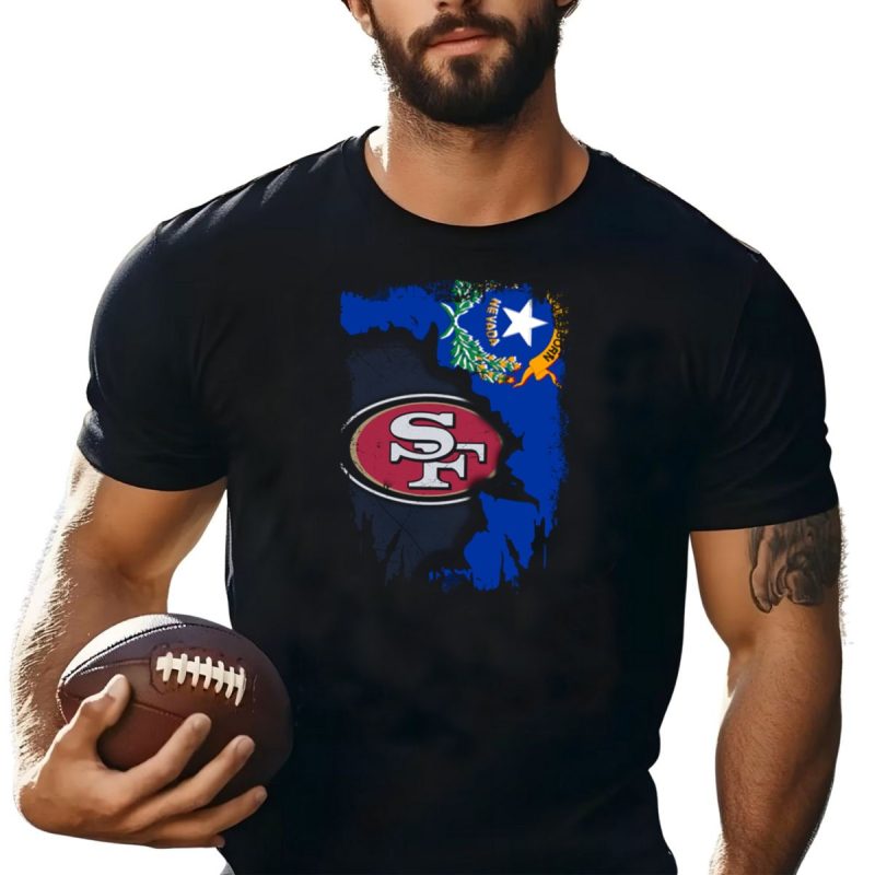 Nevada State With San Francisco 49Ers T Shirt T Shirt 1