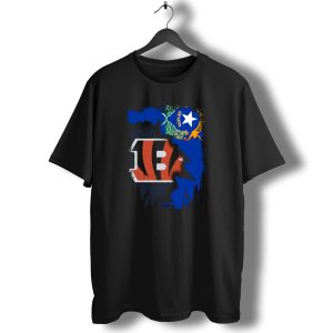 Nevada State with Cincinnati Bengals Logo Integration T-Shirt