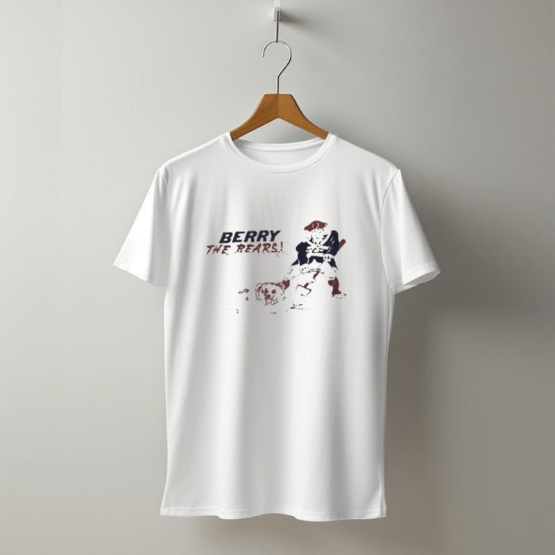 New England Patriots Berry The Bears Vintage T Shirt T Shirt 1