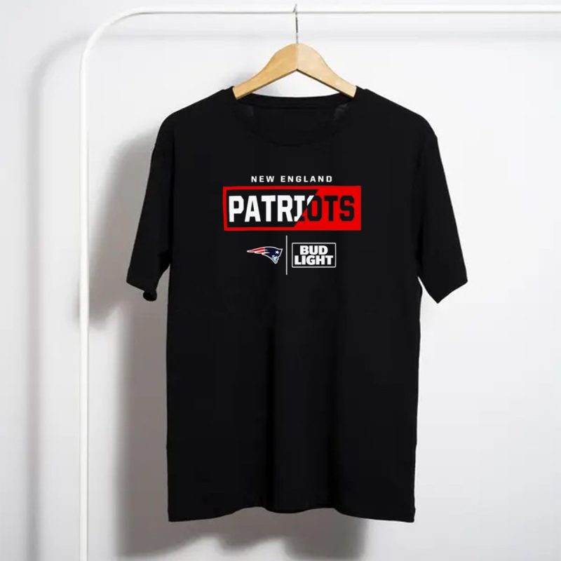 New England Patriots Bud Light Partnership T Shirt T Shirt 1
