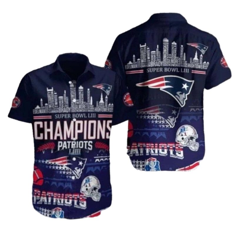 New England Patriots City Of Champions Hawaiian Shirt 1