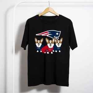 New England Patriots Corgi T-Shirt