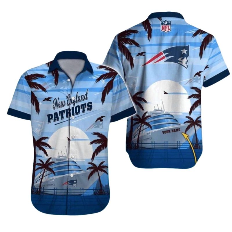 New England Patriots Cruise Vibes Hawaiian Shirt 1