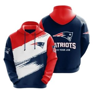 New England Patriots Do Your Job AOP Hoodie