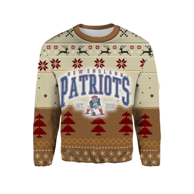 New England Patriots Est 1959 Ugly Sweater 1