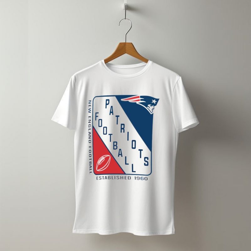 New England Patriots Football Established 1960 Shield T Shirt T Shirt 1