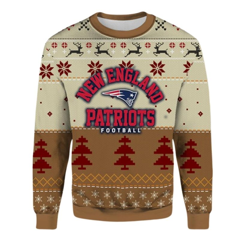 New England Patriots Football Ugly Sweater 1