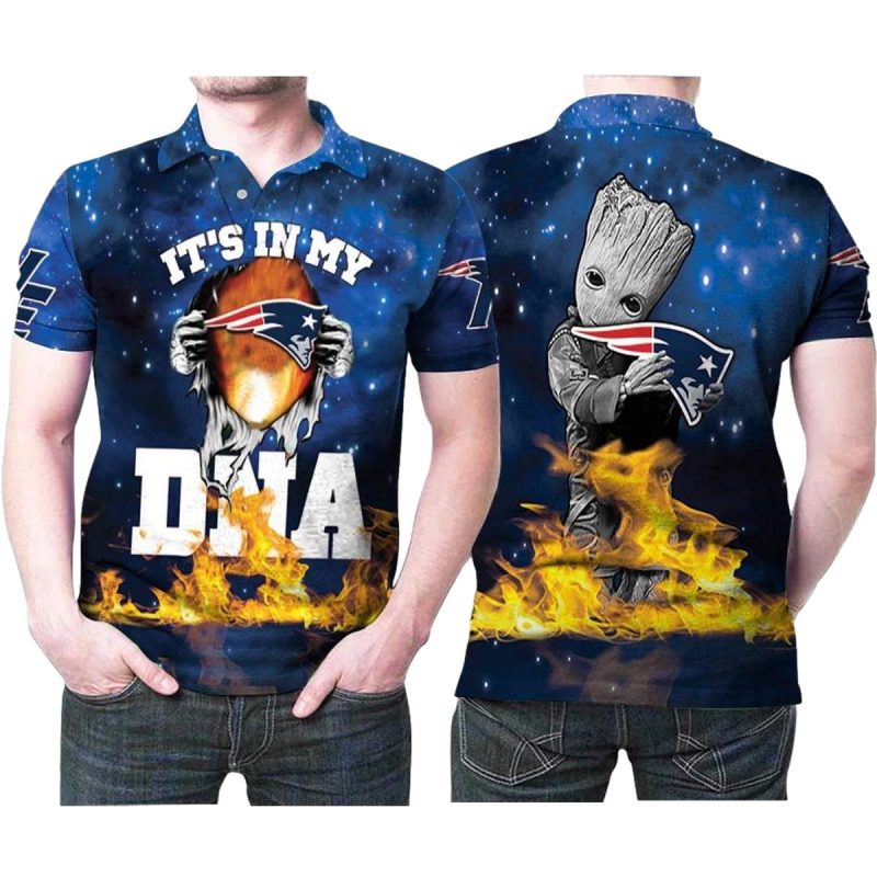 New England Patriots Groot It Is In My Dna Aop T Shirt 1