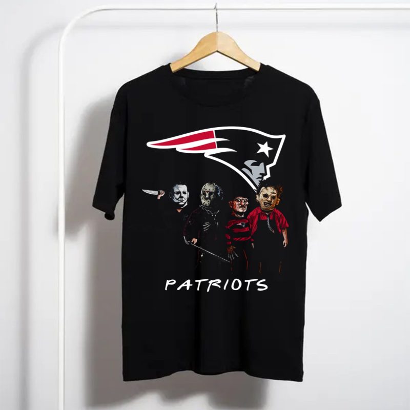 New England Patriots Halloween Horror Slasher Squad Team T Shirt T Shirt 1