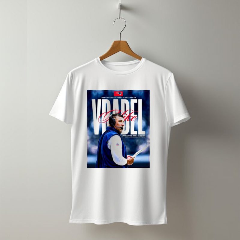 New England Patriots Introductory Press Conference Mike Vrabel January 13 2025 12 T Shirt 1