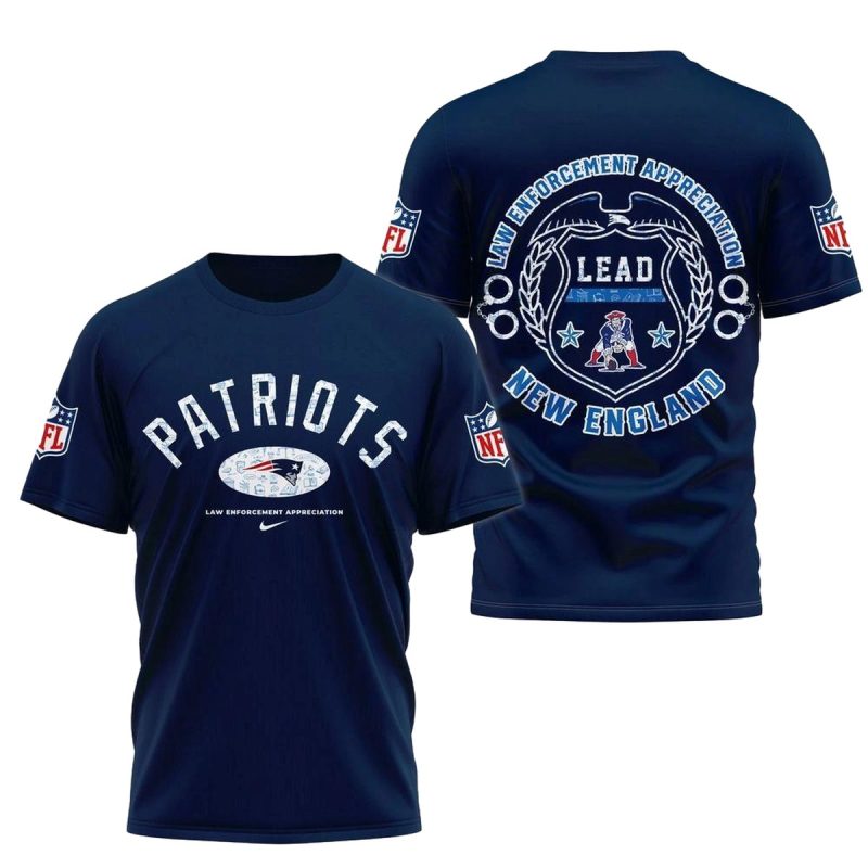 New England Patriots Law Appreciation Month Aop T Shirt 1