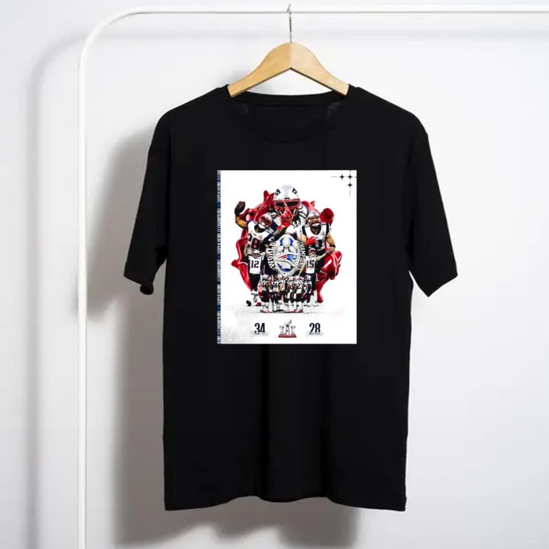 New England Patriots Li The Greatest Comeback In Super Bowl History T Shirt T Shirt 1