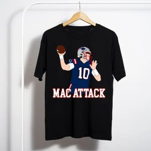 New England Patriots Mac Jones Mac Attack T-Shirt