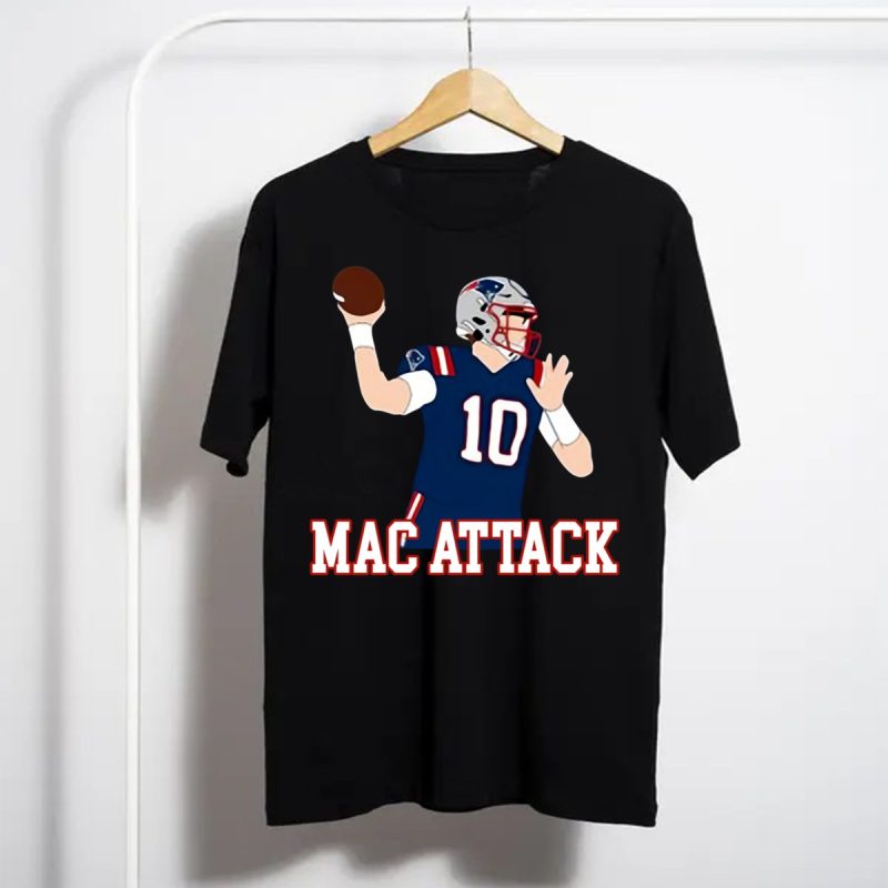 New England Patriots Mac Jones Mac Attack Shirt T Shirt 1