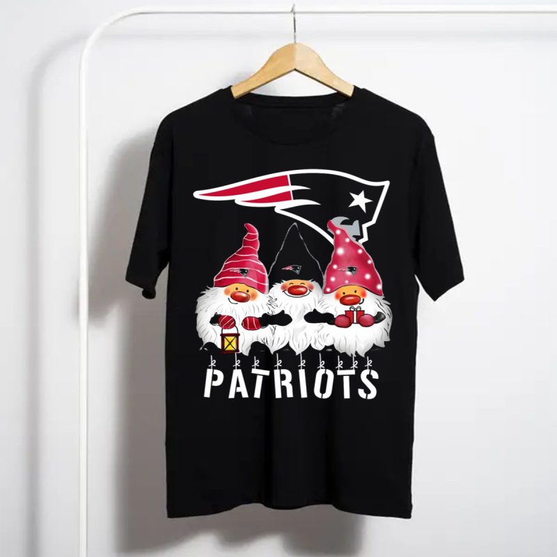 New England Patriots Merry Christmas Happy Holidays Gnomes Nfl T Shirt T Shirt 1
