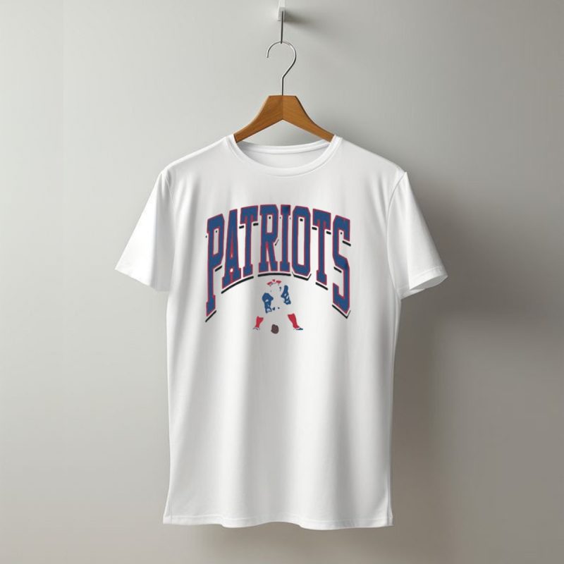 New England Patriots Patriotic Franklin Historic Walk Tall T Shirt T Shirt 1