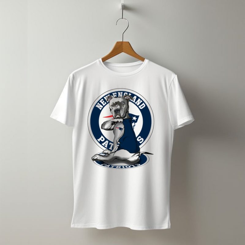 New England Patriots Pitbull T Shirt T Shirt 1