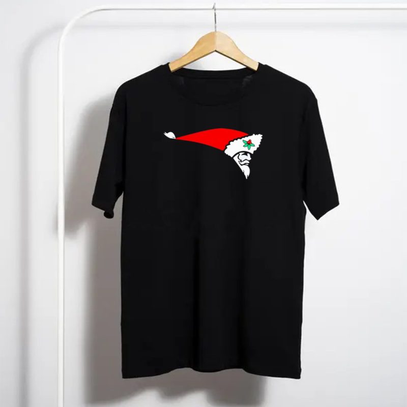 New England Patriots Santa Hat Christmas Day T Shirt T Shirt 1