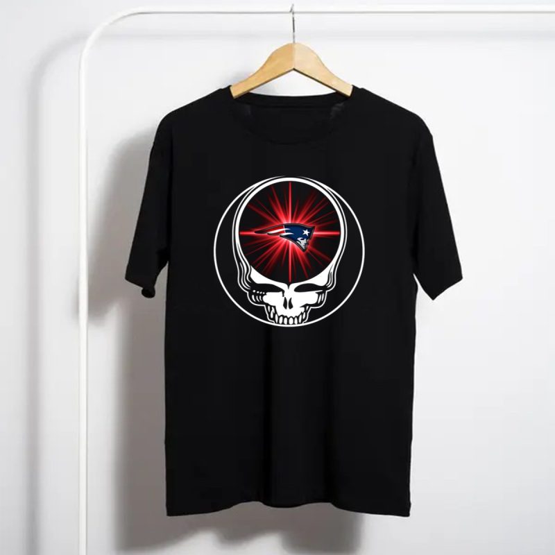 New England Patriots Skull Radiant T Shirt T Shirt 1