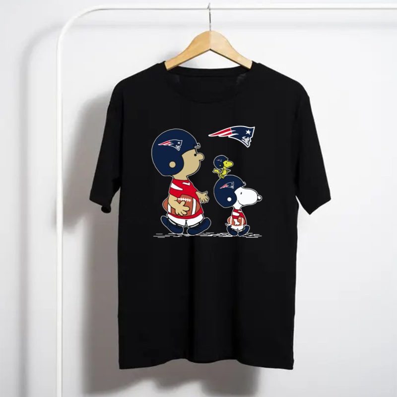 New England Patriots Snoopy And Woodstock Football Team Spirit T Shirt T Shirt 1