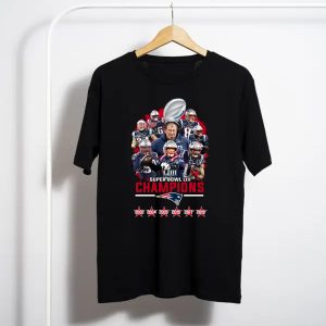 New England Patriots Super Bowl Liii Champions T-Shirt