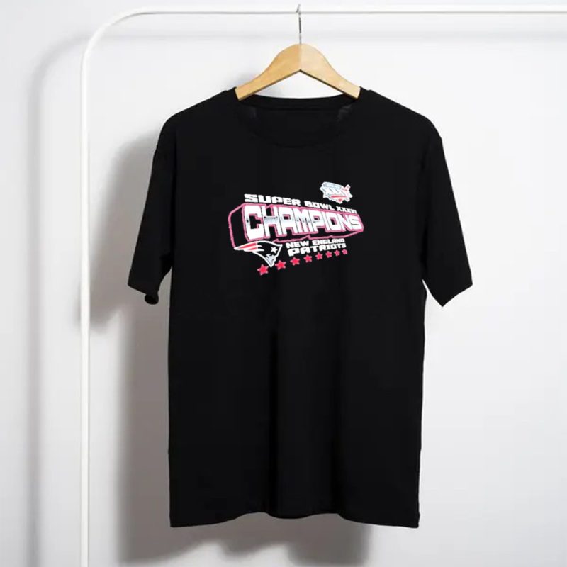 New England Patriots Super Bowl Xxxvi Champions Retro Hometown T Shirt T Shirt 1