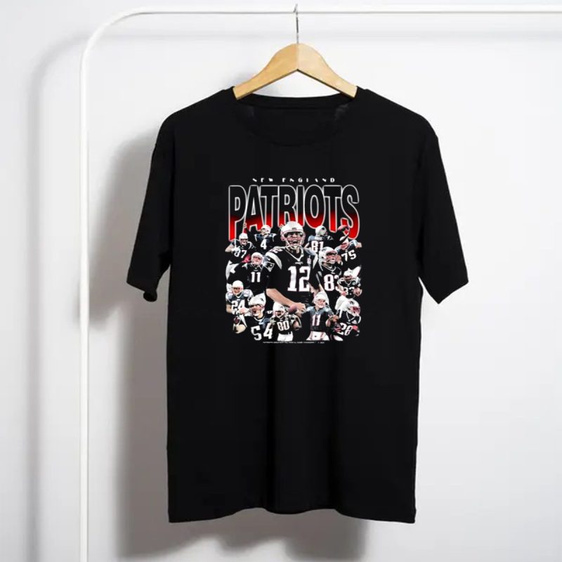 New England Patriots Team Champions Featuring Iconic Players And Number 12 T Shirt T Shirt 1