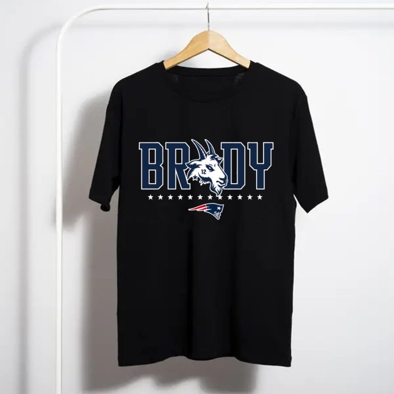 New England Patriots Tom Brady Goat T Shirt T Shirt 1