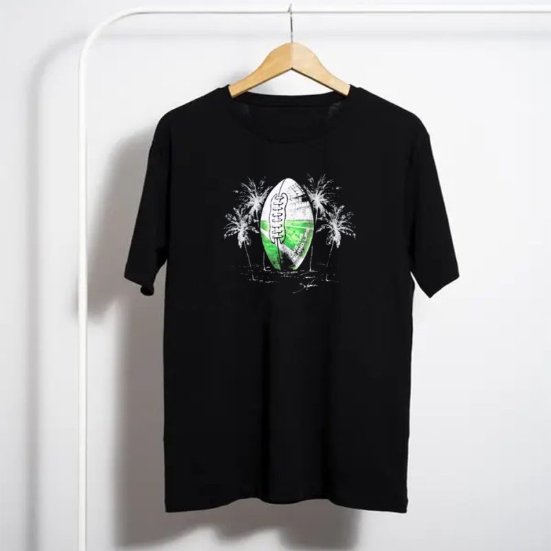 New England Patriots Tommy Bahama Luxe Relax Oasis Endzone Football And Palm Trees T Shirt T Shirt 1