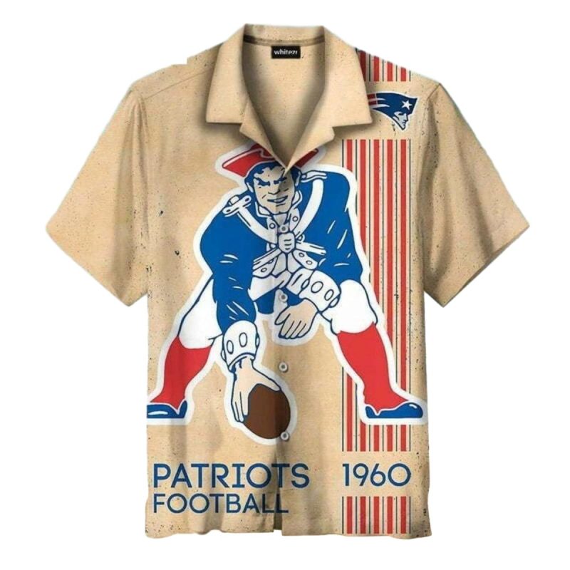 New England Patriots Vintage 1960 Hawaiian Shirt 1
