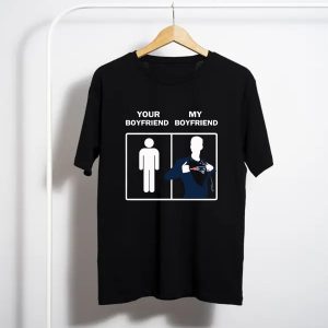 New England Patriots Your Boyfriend My Boyfriend T-Shirt