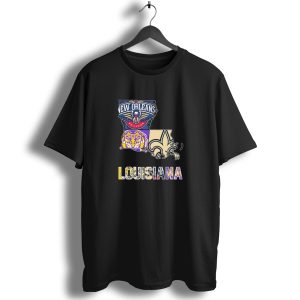 New Orleans Pelicans Lsu Tigers New Orleans Saints Louisiana Pride T Shirt