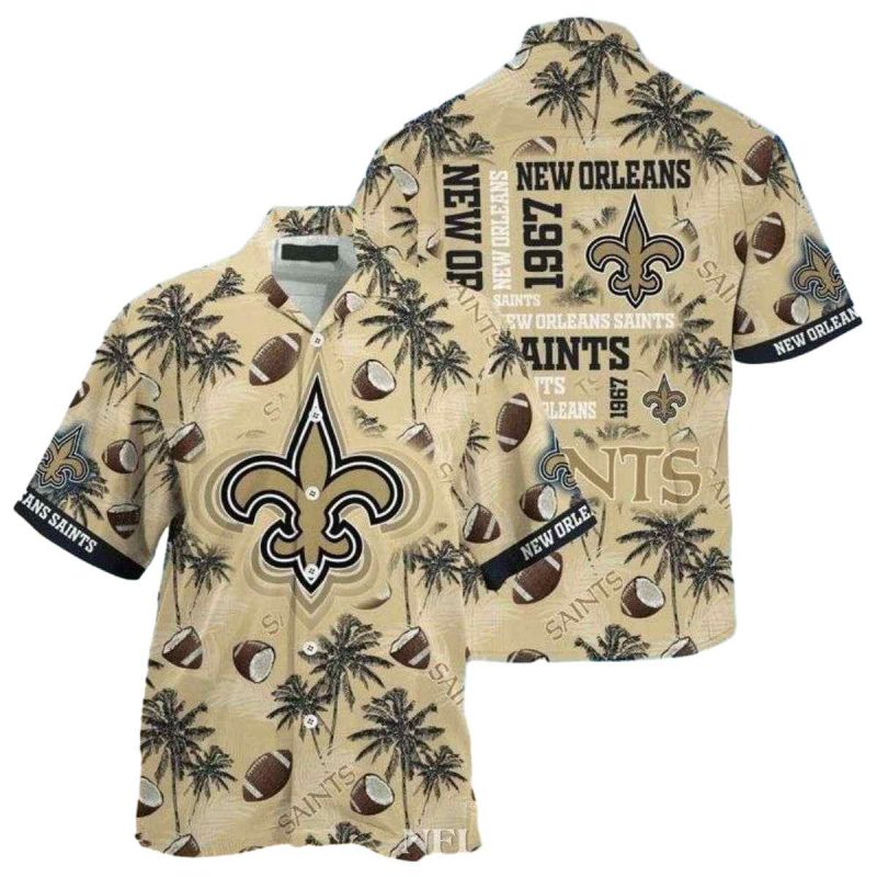 New Orleans Saints 1967 Beach Vibes Hawaiian Shirt 1