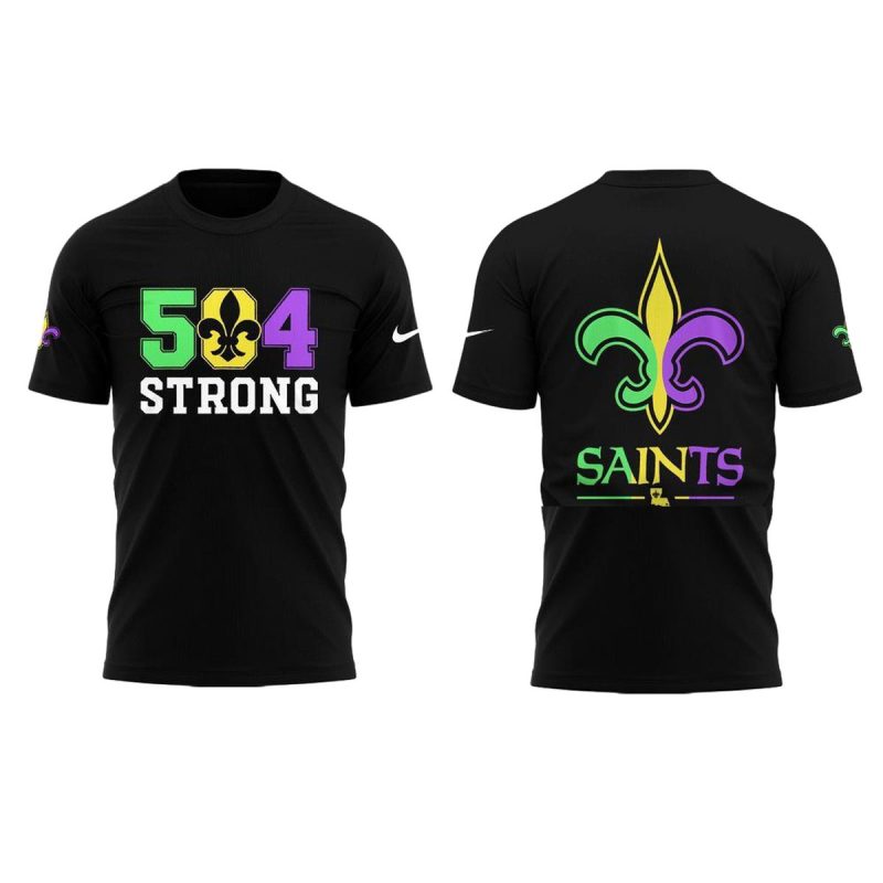 New Orleans Saints 504 Strong Aop T Shirt 1