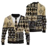 New Orleans Saints American Football Team Cardigan Style Ugly Sweater
