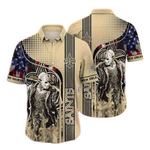 New Orleans Saints And Jason Voorhees Hawaiian Shirt