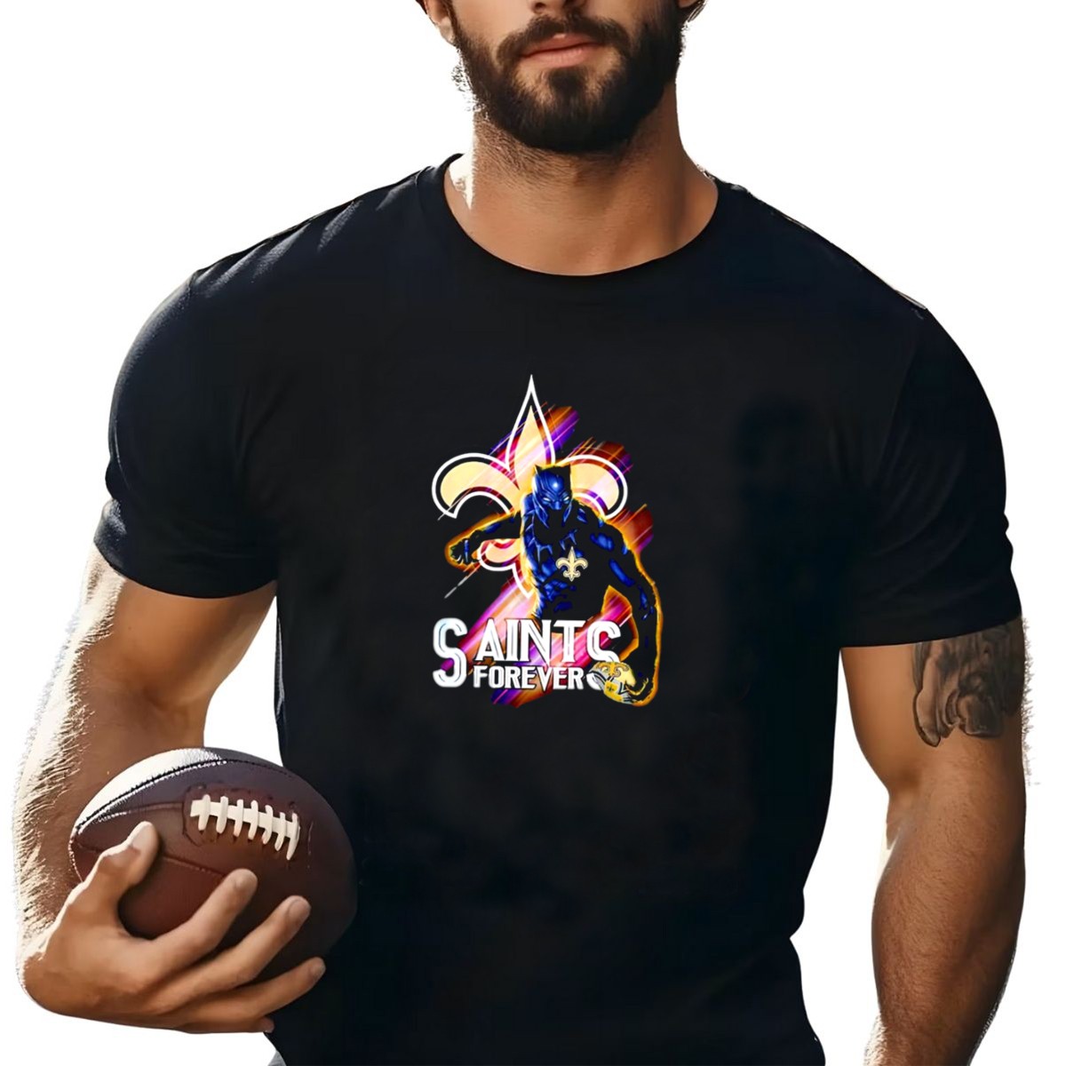 New-Orleans-Saints-Black-Panther-Saints-Forever-Fleur-De-Lis-T-Shirt-1_t-shirt-4_5