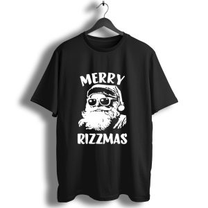 New Orleans Saints Blake Grupe Merry Rizzmas Darren Rizzi Santa Sunglasses T Shirt