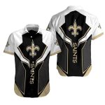 New Orleans Saints Bold Geometric Play Hawaiian Shirt