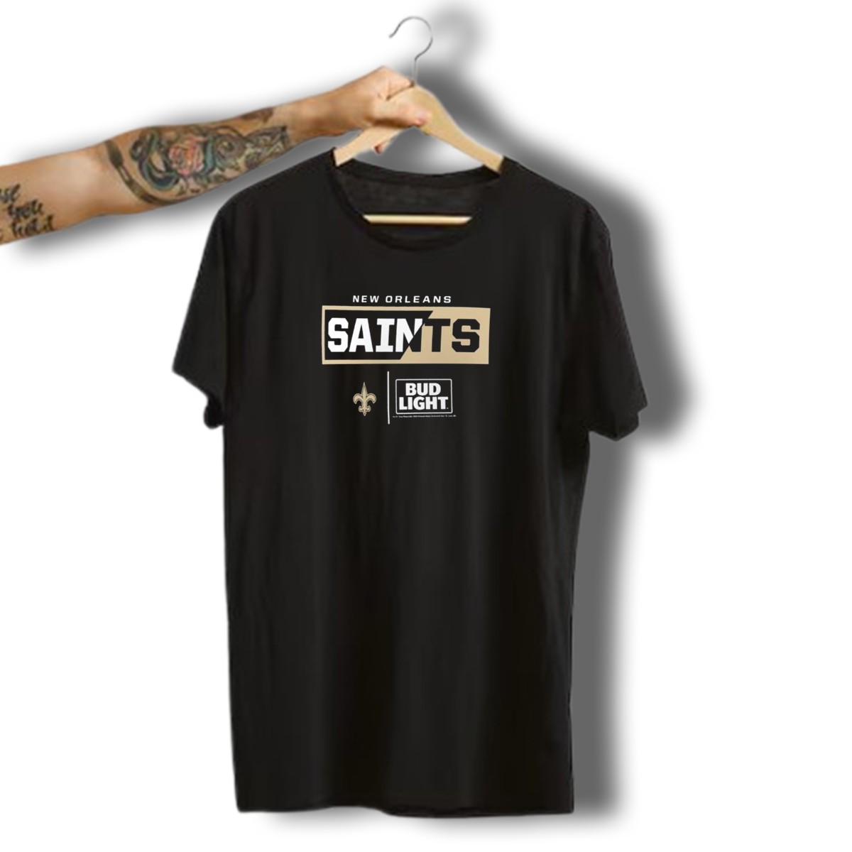 New-Orleans-Saints-Bud-Light-Fleur-De-Lis-Nfl-Collaboration-T-Shirt-1_t-shirt-3_4