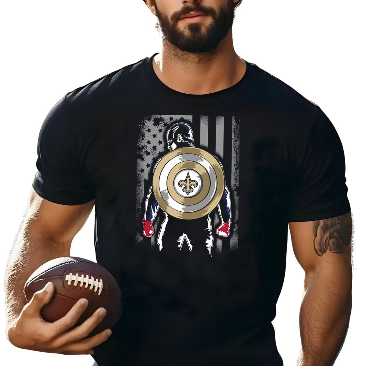 New-Orleans-Saints-Captain-America-Shield-Fleur-De-Lis-American-Flag-Hero-T-Shirt-1_t-shirt-4_5