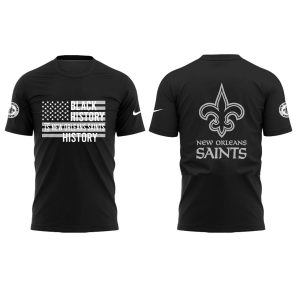 New Orleans Saints Celebrate Black History Month AOP T Shirt