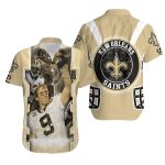 New Orleans Saints Drew Brees No 9 Legend Hawaiian Shirt