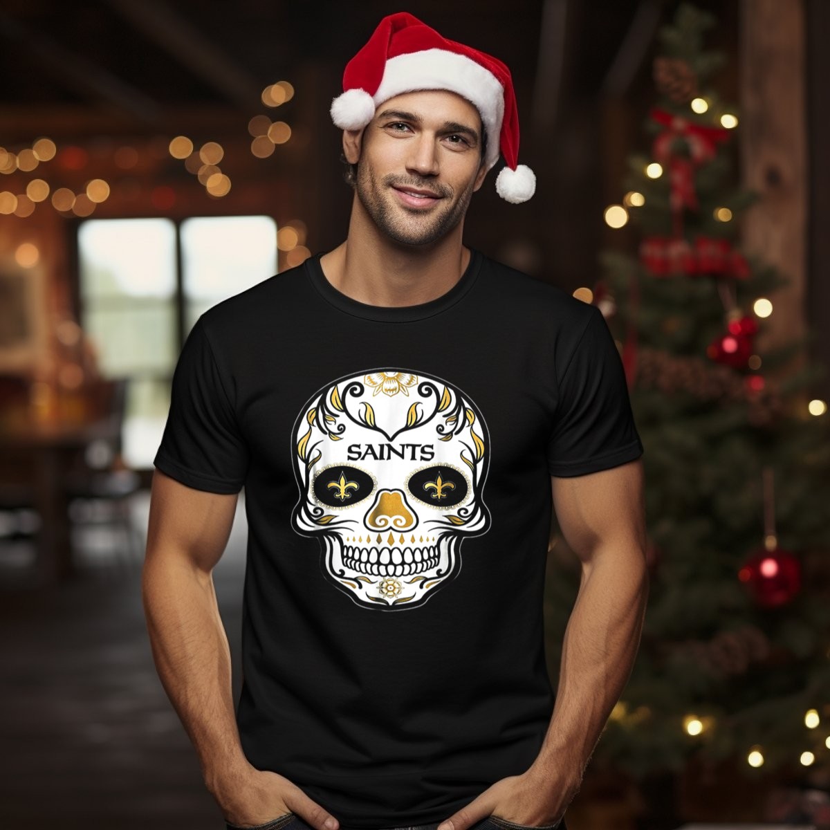 New-Orleans-Saints-Feel-Dat-Brees-Football-Skull-Design-Fleur-De-Lis-T-Shirt-1_t-shirt-1_2