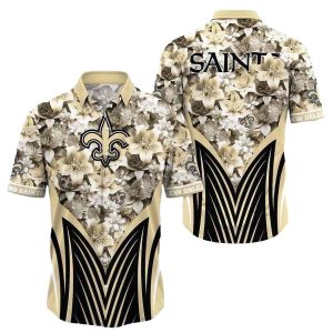 New Orleans Saints Fleur De Vogue Hawaiian Shirt