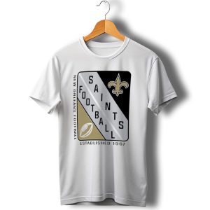 New Orleans Saints Football Shield Established 1967 Fleur De Lis T Shirt