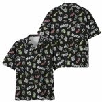 New Orleans Saints Game Day Vibes Black Hawaiian Shirt