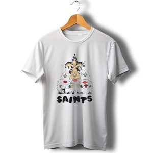 New Orleans Saints Gnomes Fleur De Lis Highlights T Shirt
