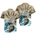 New Orleans Saints Grateful Dead Skeleton Surf Hawaiian Shirt