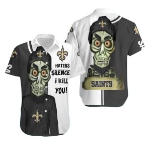 New Orleans Saints Haters Silence I Kill You Hawaiian Shirt